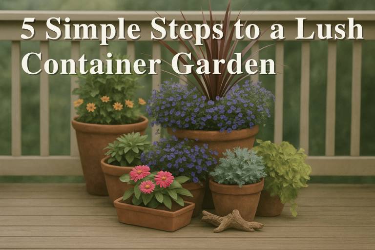 5 Simple Steps to a Lush Container Garden