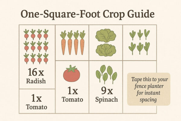 One-Square-Foot Crop Guide