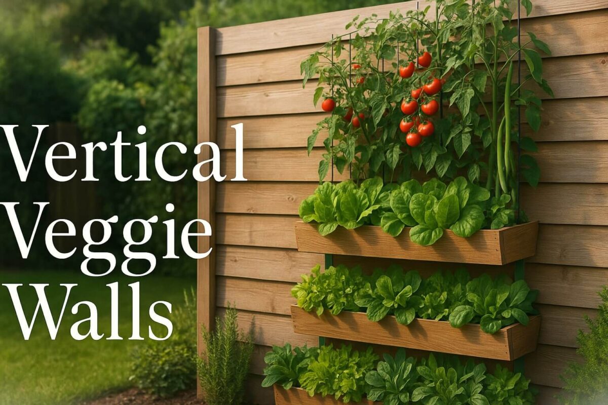 Vertical Veggie Garden in Suburbs