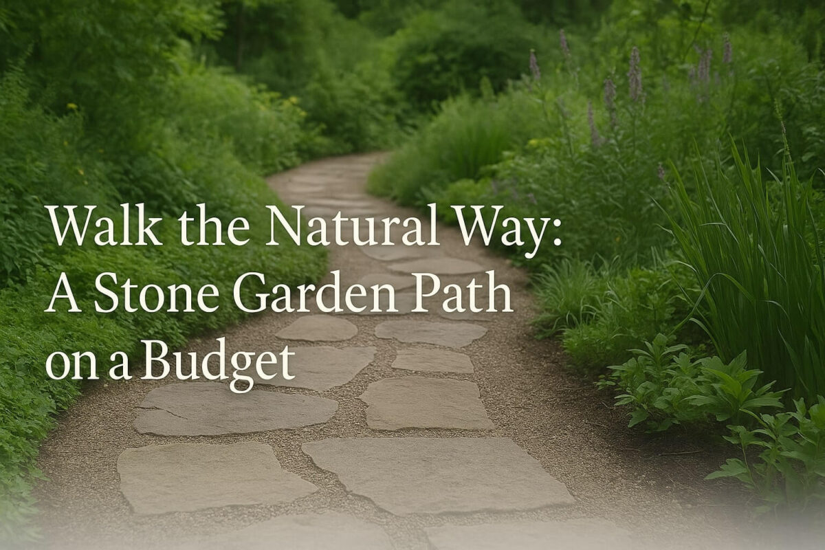 Walk the Natural Way A Stone Garden Path on a Budget