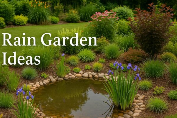 Lush Rain Garden ideas with Pond