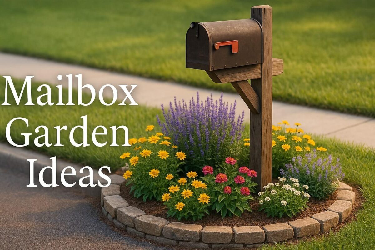 Mailbox Garden Blooms Under Sunlight wondergarden