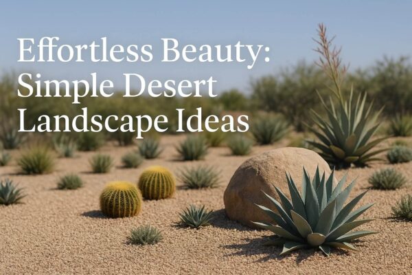 Simple Desert Landscape Ideas