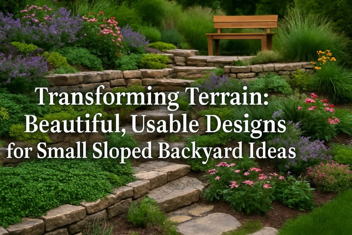 Small Sloped Backyard Ideas